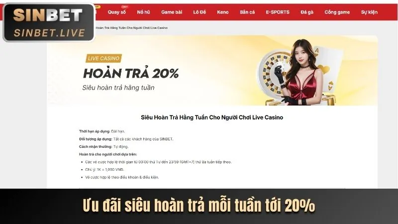 Ưu điểm nổi bật của Ricwin Casino